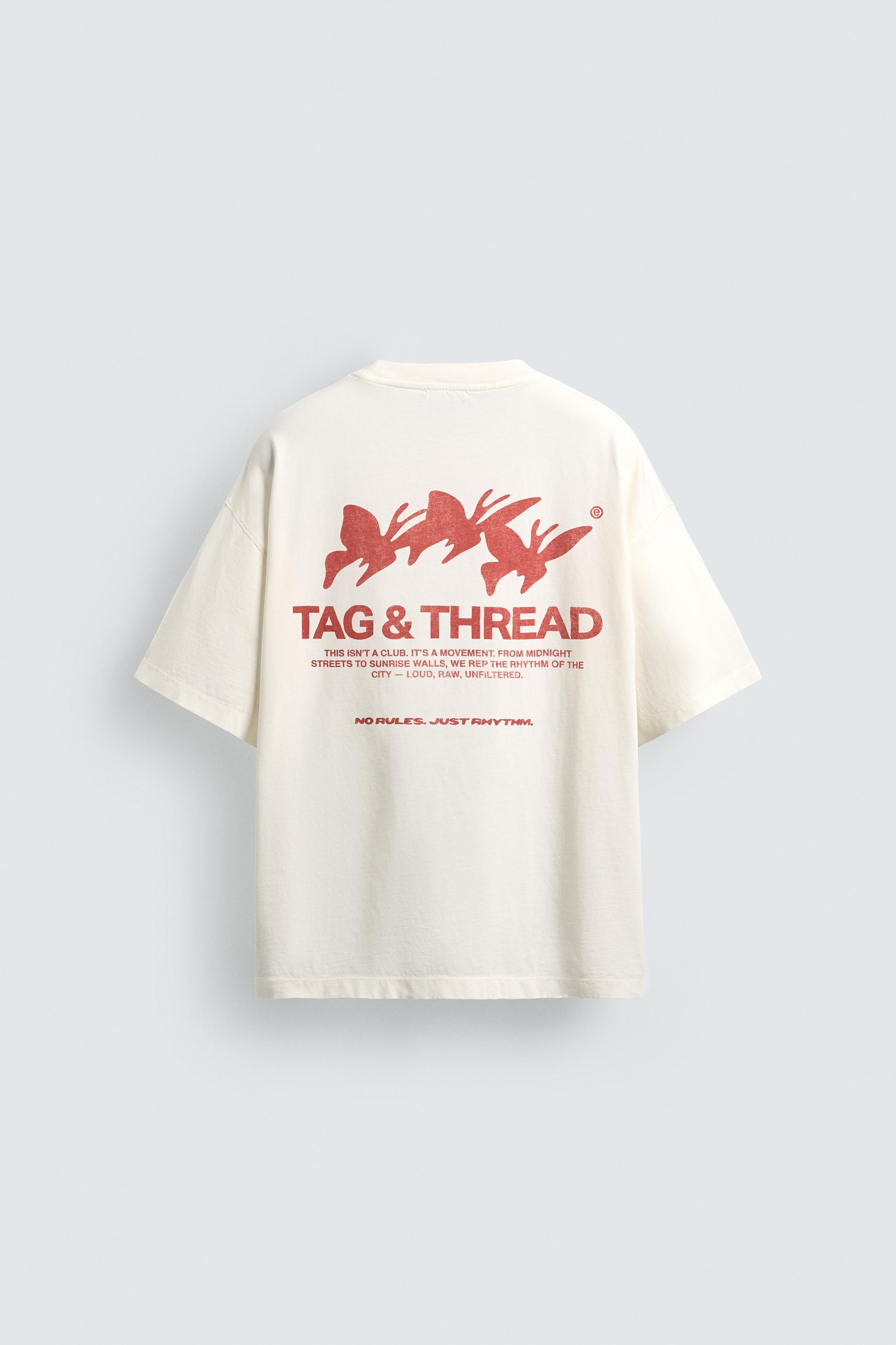 T-SHIRT IMPRIMÉS EN CONTRASTE